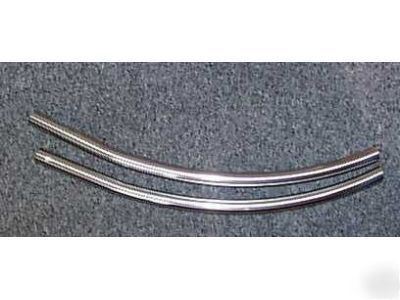 New 3 curved stainless steel tubes 7/8 x 14 inch 