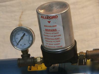 Allegro a-300 respirator air pump gast 0523