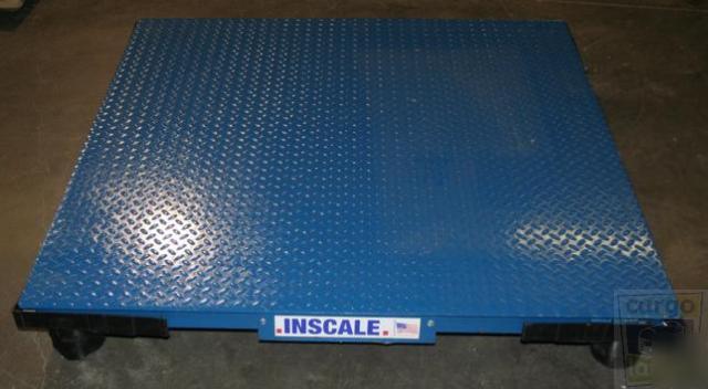 Inscale in-44-10K floor platform deck scale 10,000 lbs