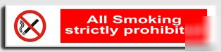 All smoke/prohibited-a.vinyl-250X50MM(pr-103-aaa)