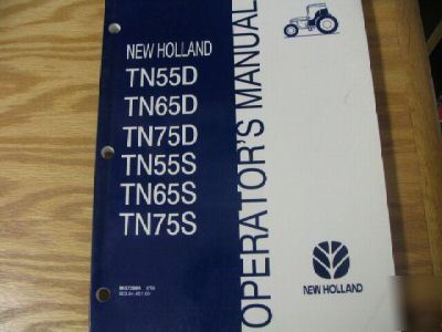 New holland TN55D to TN75S tractors operators manual