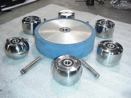 English wheel 2X3 forming anvil set 2X8 urethane upper 