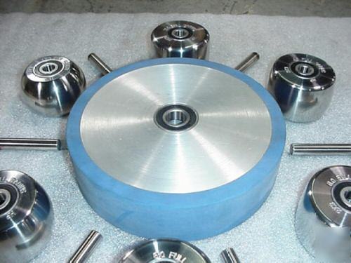 English wheel 2X3 forming anvil set 2X8 urethane upper 