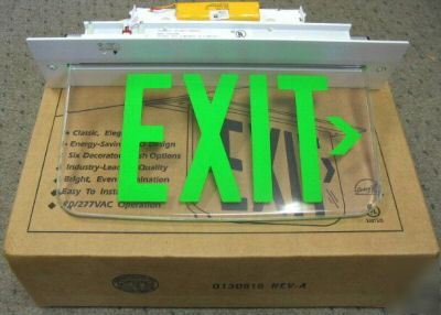 Hubbell prescolite right arrow led emergency exit sign