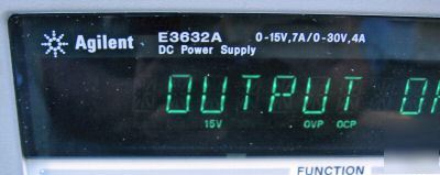 Agilent E3632A 120W power supply 15V 7A 30V 4A tested