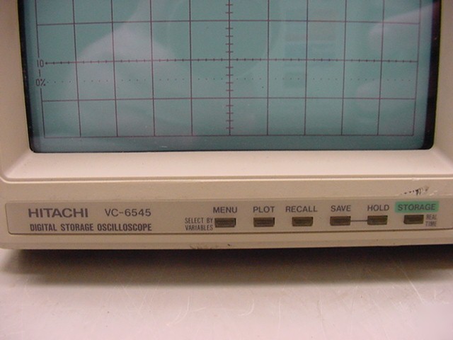 Hitachi vc-6545 digital storage oscilloscope 100 mhz
