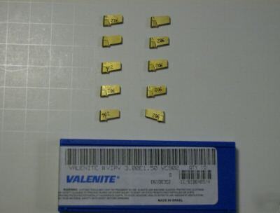 New valenite insert 10 pack vipv 3.00 E1.50 VC902
