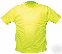 Ansi osha traffic safety tow t-shirt lime yellow xxxl