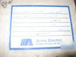 New -acme electric cps series transfromer 0000-301834-01