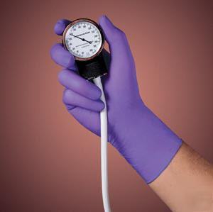 Kimberly-clark safeskin purple nitrile- exam gloves