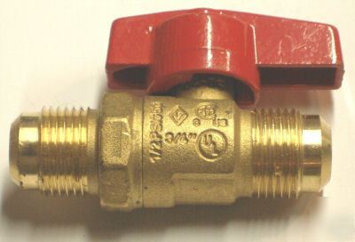 #VA38 - brass gas ball valve 5/8