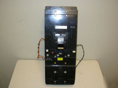 G. e. molded case tri-break circuit breaker TB83 800A