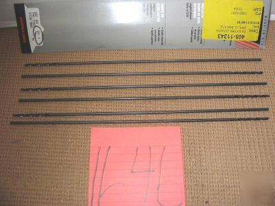 Triumph high speed steel drill bits extra length 9/64