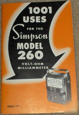 1001 uses for simpson model 260 - 1953 by simpson elect