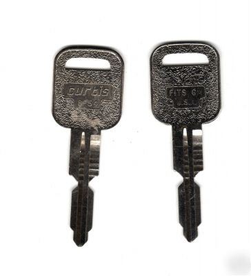 19 gm uncut key blanks by curtis locksmiths -- --