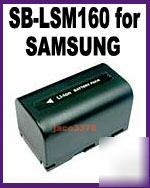 Battery for samsung sb-LSM160 samsungsc-D351 D6550