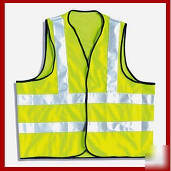 New child reflective hi visibility safety vest sz large