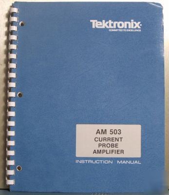Tek AM503 am-503 original service / operating manual