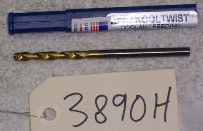 New (2) kooltwist carbide coolant drills, 13/64