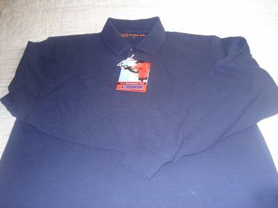 5.11 tactical series long sleeved polo size ex-large
