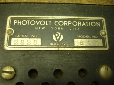 Vintage photovolt corp 610 reflection meter clean 