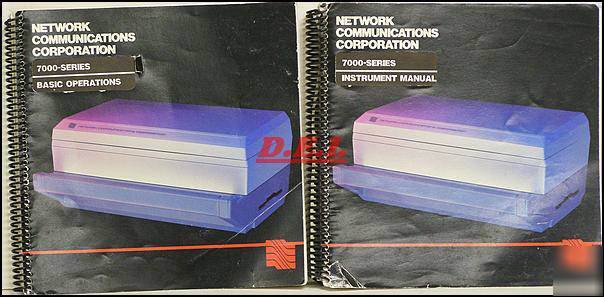 Network communications corporation 7000 series manual