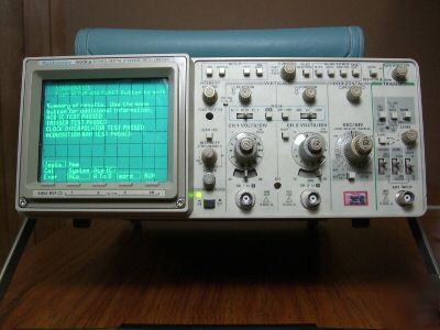 Tektronix 2221A - digital storage oscilloscope + extras