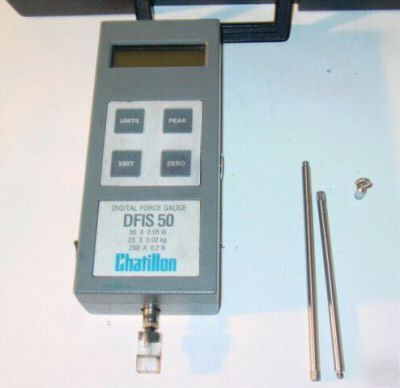 Chatillon dfis-50 digital force gauge push pull meter