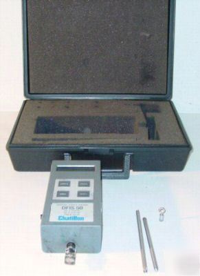 Chatillon dfis-50 digital force gauge push pull meter