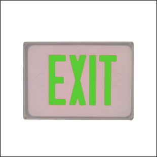 New wet location exit sign / , E3WG