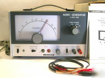 New leader lag-26 audio signal generator 