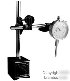 Mag dial indicator and magnetic base stand tool set