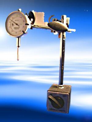 Lathe dial indicator gage gauge gages magnetic base