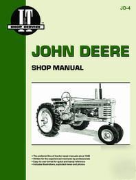I&t manual for john deere tractor a, b, g, h, d, m, mt