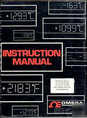Omega 2166A user manual