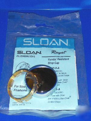 Sloan h-1010-a vandal resistant stop cap no hex 4LW59