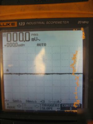Fluke 123 industrial scopemeter w/ case