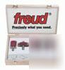 Freud 94-100 five piece cabinet router bit set 1/2