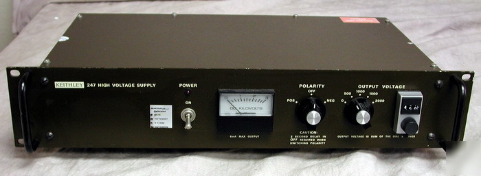 Keithley 247 high voltage power supply 3KV