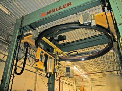 Recond. muller octopus 808 auto. pallet stretch wrapper