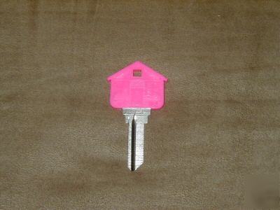 KW1 pink house key blank