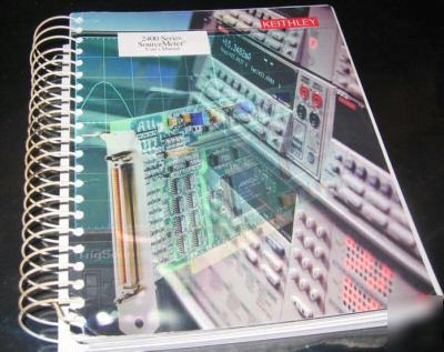 Keithley 2400 series source meter user's manual 01/2000
