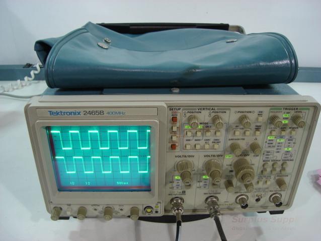 Tektronix 2465B 400 mhz 4CH oscilloscope opt 05 22