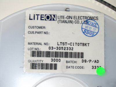 **liteon ultra bright blue smd leds 0805 ltst-C170 tbkt