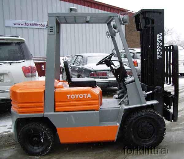 Toyota pneumatic 5,000LB forklift lifttruck