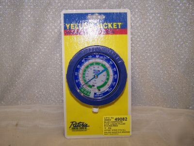 Gauge, liquid filled, 3-1/8