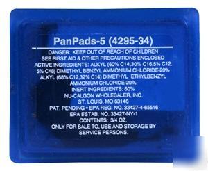 Nu-calgon 4295-34 pan padsÂ® for systems up to 5 tons