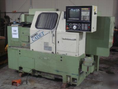 Okuma cadet t- chucker cnc lathe 1993