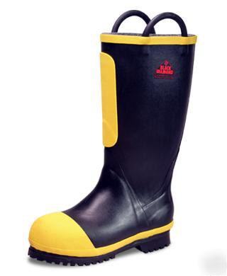 Black diamond fire boots, rubber (kevlar), size 9.5 nwt
