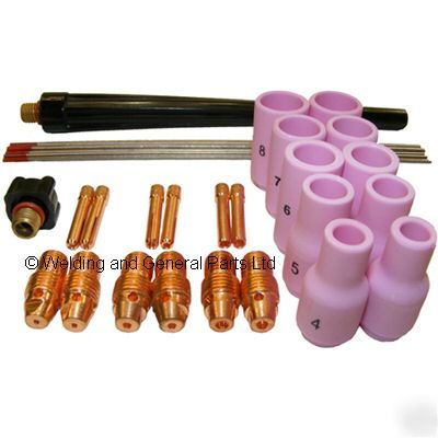 Wp 9,20,25 tig welding torch spares kit